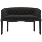 vidaXL Banco de terciopelo negro 98x56x69 cm vidaXL Banco de terciopelo negro 98x56x69 cm