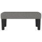 vidaXL Banco de tela gris oscuro 70x30x30 cm