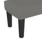 vidaXL Banco de tela gris oscuro 70x30x30 cm