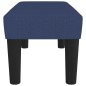 vidaXL Banco de tela azul 70x30x30 cm vidaXL Banco de tela azul 70x30x30 cm