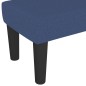 vidaXL Banco de tela azul 70x30x30 cm vidaXL Banco de tela azul 70x30x30 cm