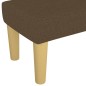 vidaXL Banco de tela marrón 100x30x30 cm vidaXL Banco de tela marrón 100x30x30 cm