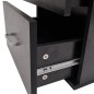vidaXL Conjunto de muebles de baño y lavabo 7 piezas negro vidaXL Conjunto de muebles de baño y lavabo 7 piezas negro