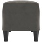 vidaXL Banco de terciopelo gris oscuro 100x35x41 cm vidaXL Banco de terciopelo gris oscuro 100x35x41 cm