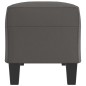 vidaXL Banco de cuero sintético gris 100x35x41 cm vidaXL Banco de cuero sintético gris 100x35x41 cm
