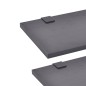 vidaXL Conjunto de muebles de baño y lavabo 8 piezas negro vidaXL Conjunto de muebles de baño y lavabo 8 piezas negro