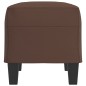 vidaXL Banco de cuero sintético marrón 70x35x41 cm vidaXL Banco de cuero sintético marrón 70x35x41 cm