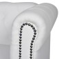 vidaXL Sofás Chesterfield de 2 y 3 plazas cuero sintético blanco vidaXL Sofás Chesterfield de 2 y 3 plazas cuero sintético blanco
