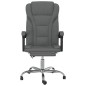 vidaXL Silla de oficina reclinable de tela gris oscuro vidaXL Silla de oficina reclinable de tela gris oscuro