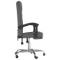 vidaXL Silla de oficina reclinable de tela gris oscuro vidaXL Silla de oficina reclinable de tela gris oscuro