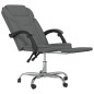 vidaXL Silla de oficina reclinable de tela gris oscuro vidaXL Silla de oficina reclinable de tela gris oscuro