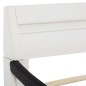 vidaXL Estructura cama con LED cuero sintético blanco negro 120x200 cm vidaXL Estructura cama con LED cuero sintético blanco negro 120x200 cm