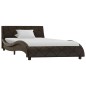 vidaXL Estructura de cama de cuero sintético gris 90x200 cm vidaXL Estructura de cama de cuero sintético gris 90x200 cm