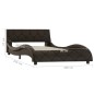vidaXL Estructura de cama de cuero sintético gris 90x200 cm vidaXL Estructura de cama de cuero sintético gris 90x200 cm