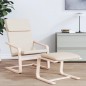 vidaXL Sillón de relax de tela color crema vidaXL Sillón de relax de tela color crema