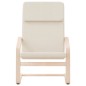vidaXL Sillón de relax de tela color crema vidaXL Sillón de relax de tela color crema