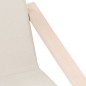 vidaXL Sillón de relax de tela color crema vidaXL Sillón de relax de tela color crema