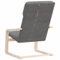 vidaXL Sillón de relax de tela gris oscuro