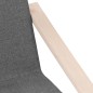 vidaXL Sillón de relax de tela gris oscuro