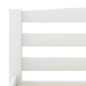 vidaXL Estructura de cama de madera maciza de pino blanca 100x200 cm vidaXL Estructura de cama de madera maciza de pino blanca 100x200 cm