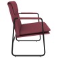vidaXL Banco de tela rojo tinto 100x64x80 cm vidaXL Banco de tela rojo tinto 100x64x80 cm