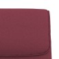 vidaXL Banco de tela rojo tinto 100x64x80 cm vidaXL Banco de tela rojo tinto 100x64x80 cm
