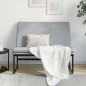 vidaXL Banco de tela gris claro 100x75x76 cm