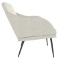 vidaXL Banco de terciopelo color crema 110x76x80 cm vidaXL Banco de terciopelo color crema 110x76x80 cm