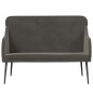 vidaXL Banco de terciopelo gris oscuro 110x76x80 cm vidaXL Banco de terciopelo gris oscuro 110x76x80 cm