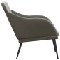 vidaXL Banco de terciopelo gris oscuro 110x76x80 cm vidaXL Banco de terciopelo gris oscuro 110x76x80 cm