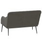vidaXL Banco de terciopelo gris oscuro 110x76x80 cm vidaXL Banco de terciopelo gris oscuro 110x76x80 cm
