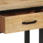 vidaXL Mesa consola madera maciza de mango rugosa 110x30x75 cm vidaXL Mesa consola madera maciza de mango rugosa 110x30x75 cm