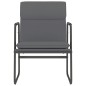vidaXL Sillón de relax cuero sintético gris 55x64x80 cm vidaXL Sillón de relax cuero sintético gris 55x64x80 cm