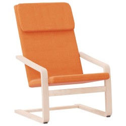 vidaXL Sillón de relax de tela amarillo oscuro
