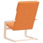 vidaXL Sillón de relax de tela amarillo oscuro vidaXL Sillón de relax de tela amarillo oscuro