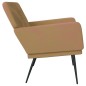 vidaXL Banco de terciopelo marrón 108x79x79 cm vidaXL Banco de terciopelo marrón 108x79x79 cm