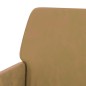 vidaXL Banco de terciopelo marrón 108x79x79 cm vidaXL Banco de terciopelo marrón 108x79x79 cm