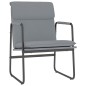 vidaXL Sillón de relax tela gris claro 55x64x80 cm