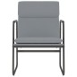 vidaXL Sillón de relax tela gris claro 55x64x80 cm