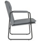 vidaXL Sillón de relax tela gris claro 55x64x80 cm