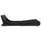 vidaXL Estructura de cama con LED cuero sintético negro 90x200 cm vidaXL Estructura de cama con LED cuero sintético negro 90x200 cm