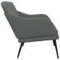vidaXL Banco de tela gris oscuro 110x76x80 cm vidaXL Banco de tela gris oscuro 110x76x80 cm