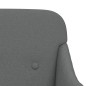 vidaXL Banco de tela gris oscuro 110x76x80 cm vidaXL Banco de tela gris oscuro 110x76x80 cm