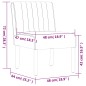 vidaXL Silla tapizada de terciopelo gris claro vidaXL Silla tapizada de terciopelo gris claro