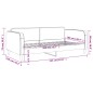 vidaXL Sofá cama tela gris oscuro 100x200 cm vidaXL Sofá cama tela gris oscuro 100x200 cm