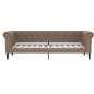 vidaXL Sofá cama cuero sintético color capuchino 80x200 cm vidaXL Sofá cama cuero sintético color capuchino 80x200 cm