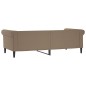 vidaXL Sofá cama cuero sintético color capuchino 80x200 cm vidaXL Sofá cama cuero sintético color capuchino 80x200 cm