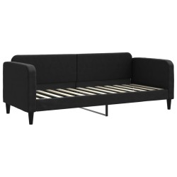 vidaXL Sofá cama tela negro 80x200 cm