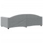 vidaXL Sofá cama tela gris claro 100x200 cm vidaXL Sofá cama tela gris claro 100x200 cm