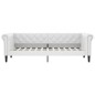 vidaXL Sofá cama cuero sintético blanco 90x200 cm vidaXL Sofá cama cuero sintético blanco 90x200 cm